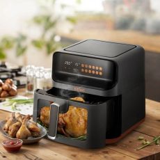 Аэрогриль KITFORT КТ-8107 темно-серый/черный